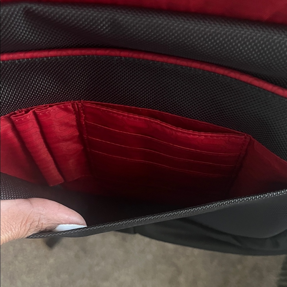 Tumi Black Sling Backpack with Front Pocket - Picture 5 of 11